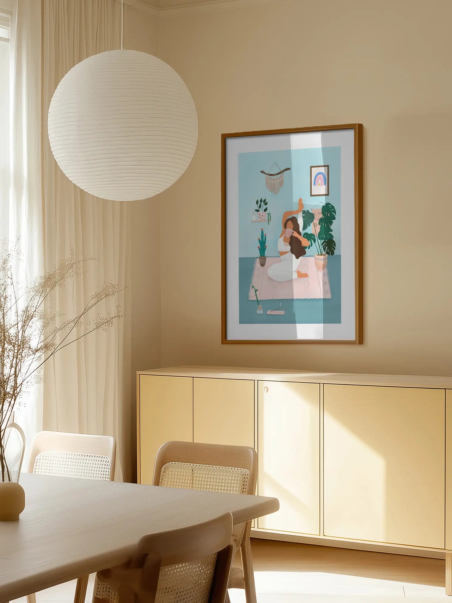 Yoga and Coffee Poster
