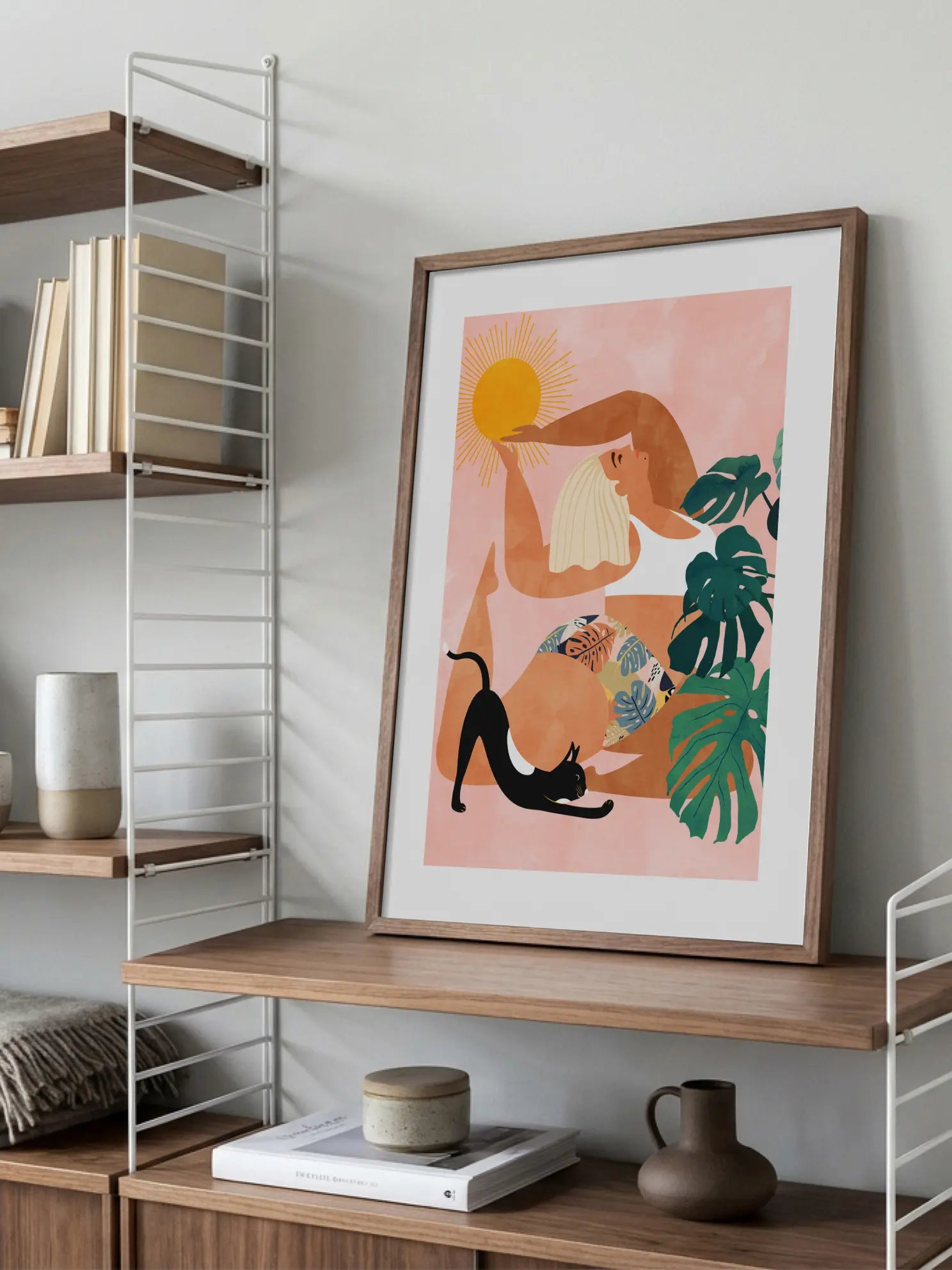 Yoga Cat Poster