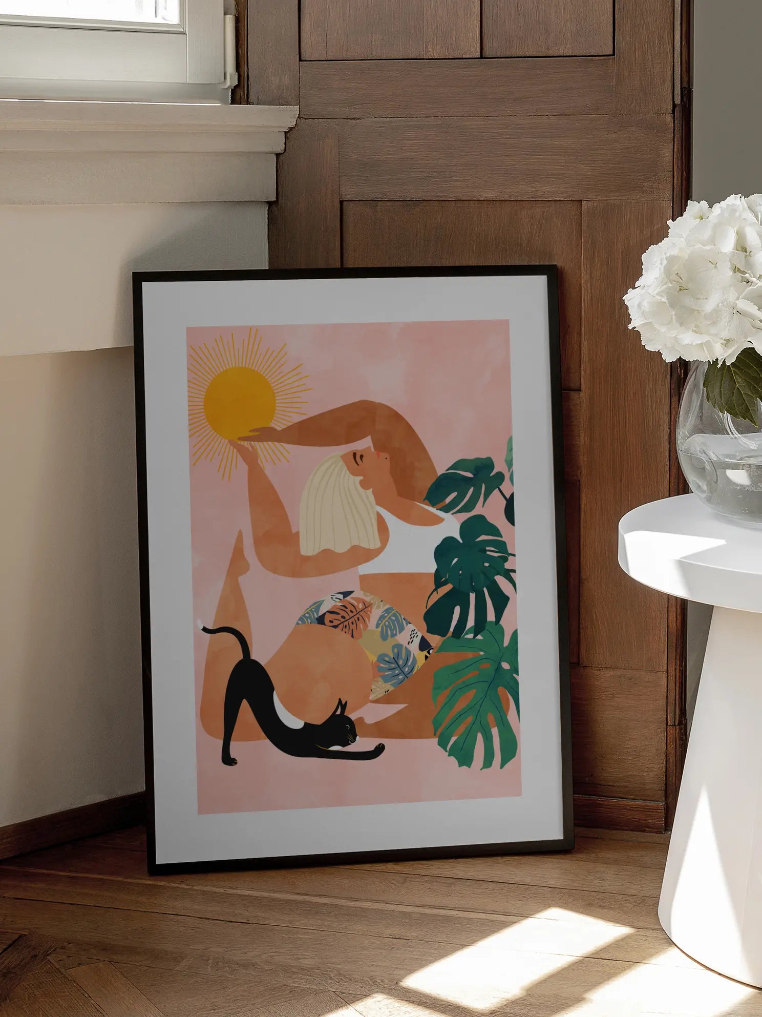 Yoga Cat Poster