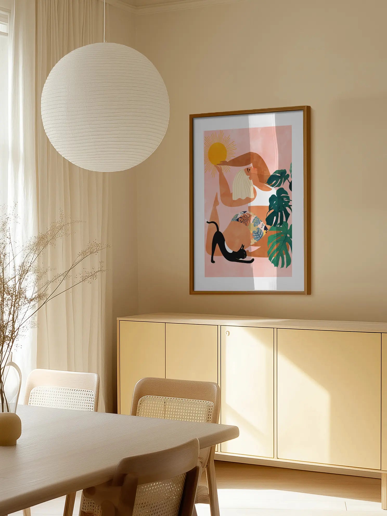 Yoga Cat Poster