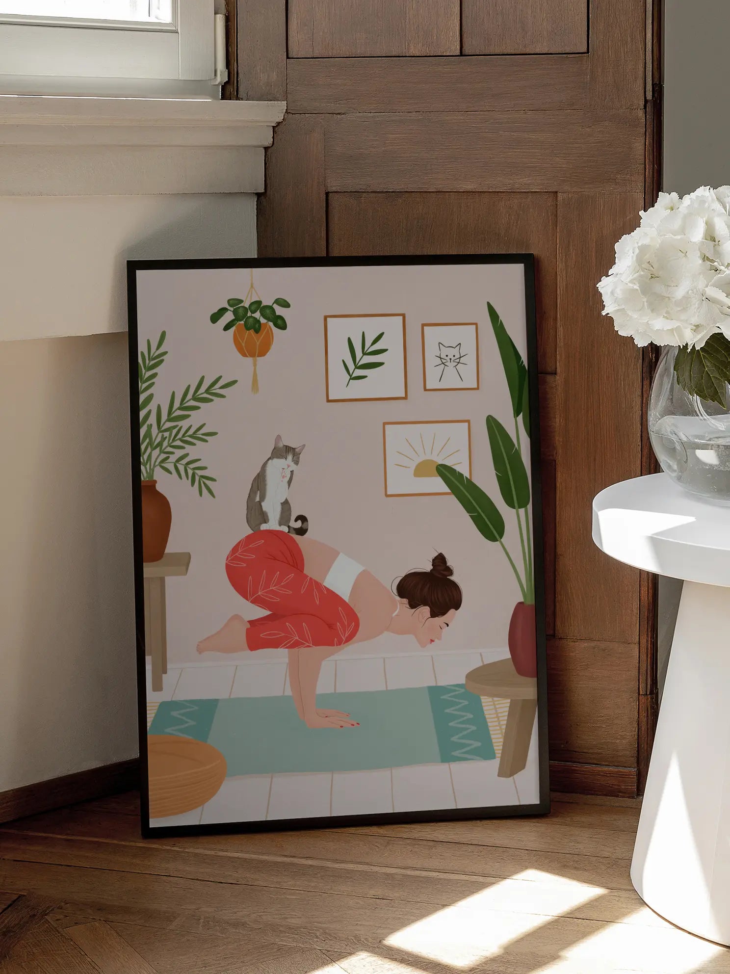 Yoga Katze No1 Poster