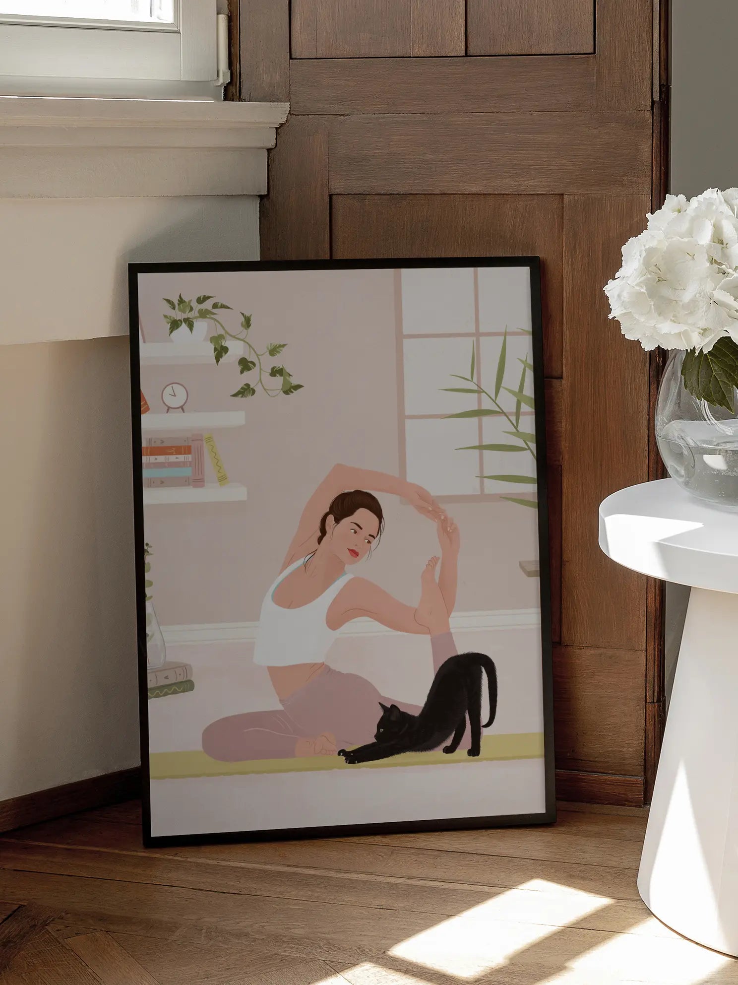 Yoga Katze No2 Poster
