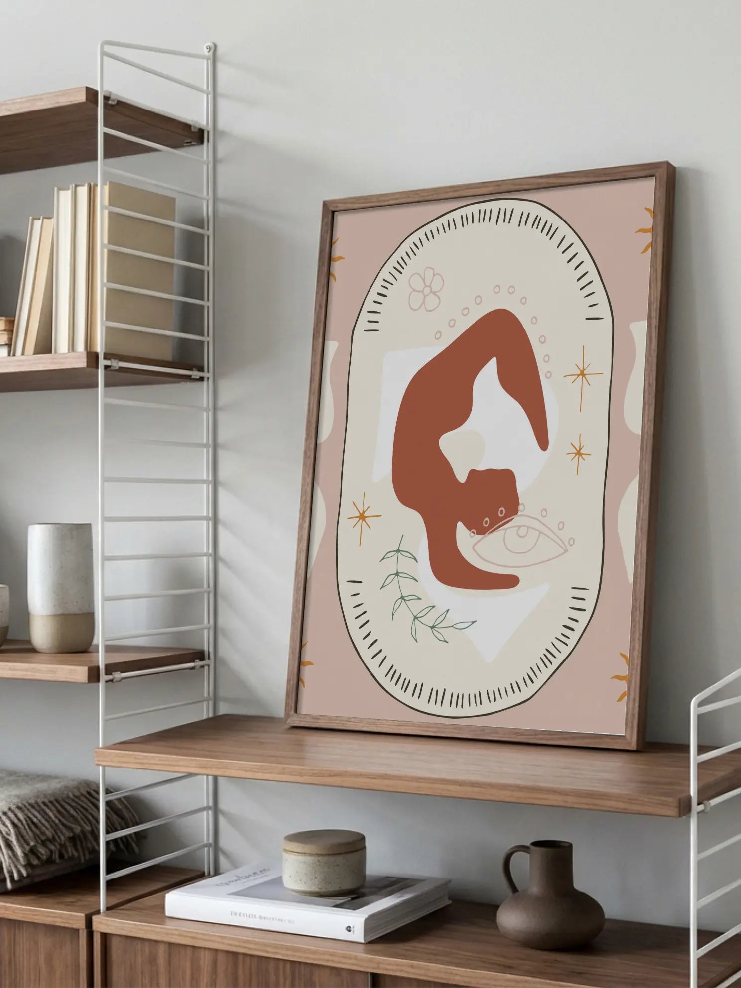 Yoga Mat Art Poster
