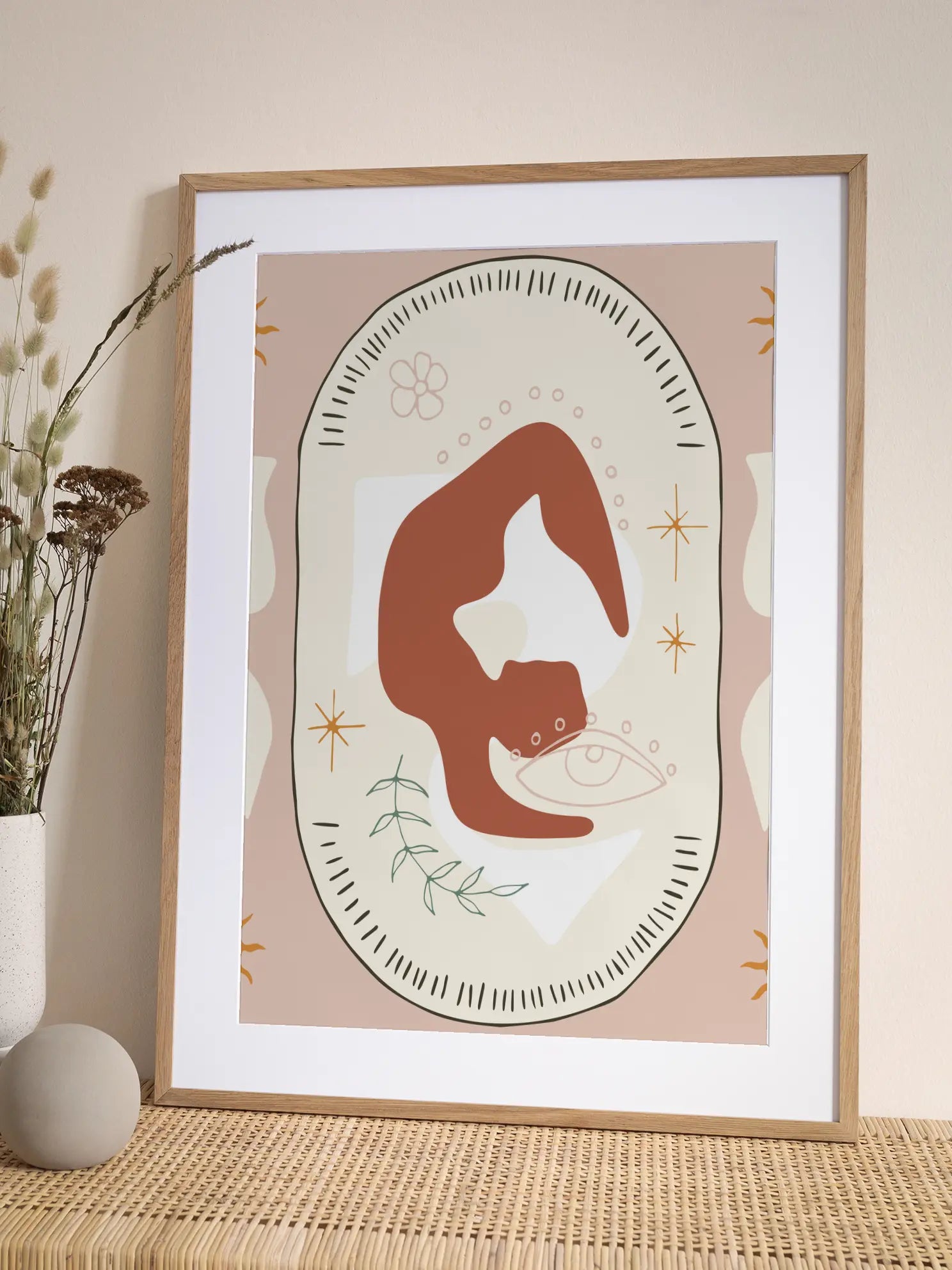 Yoga Mat Art Poster