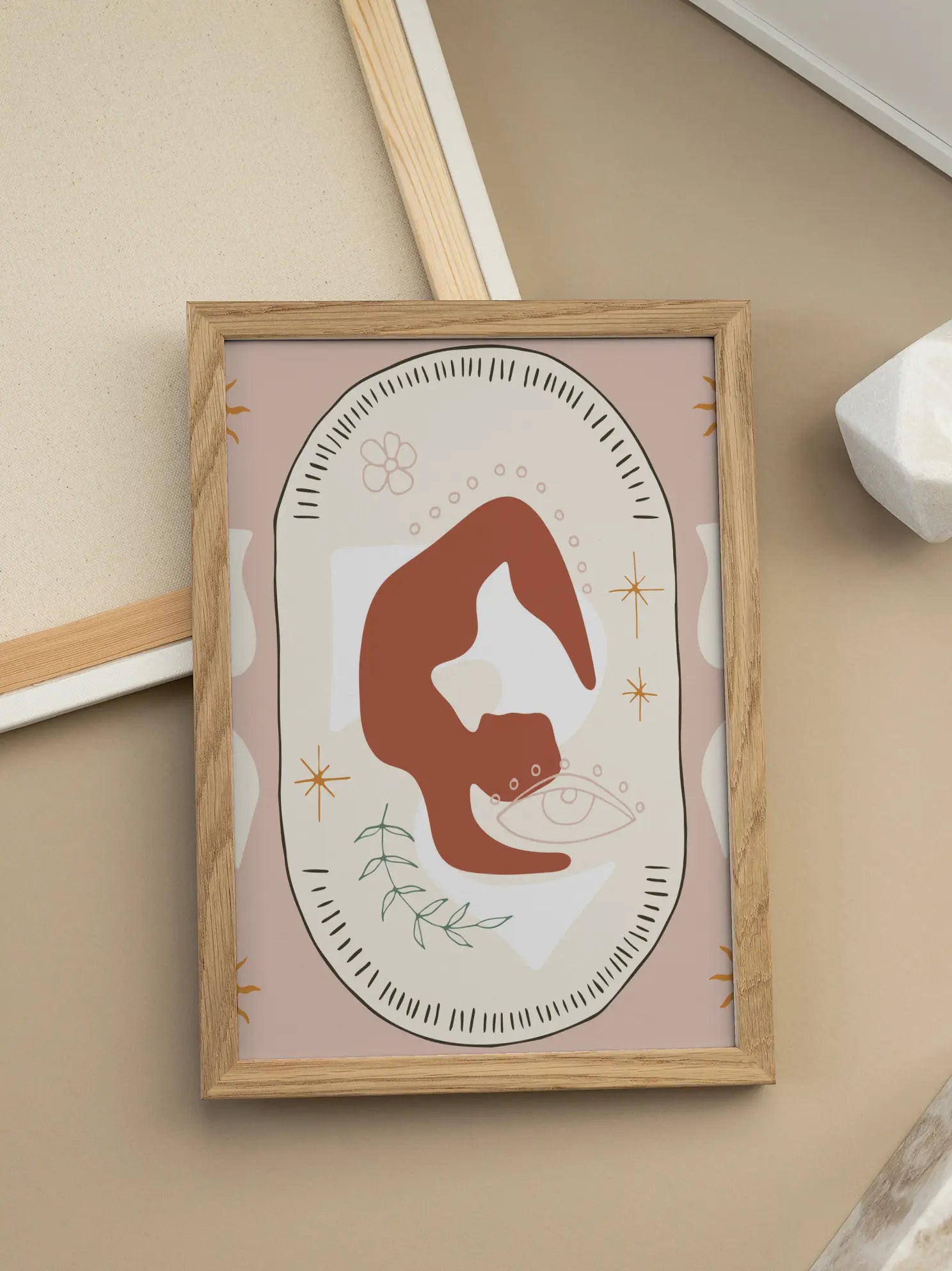 Yoga Mat Art Poster