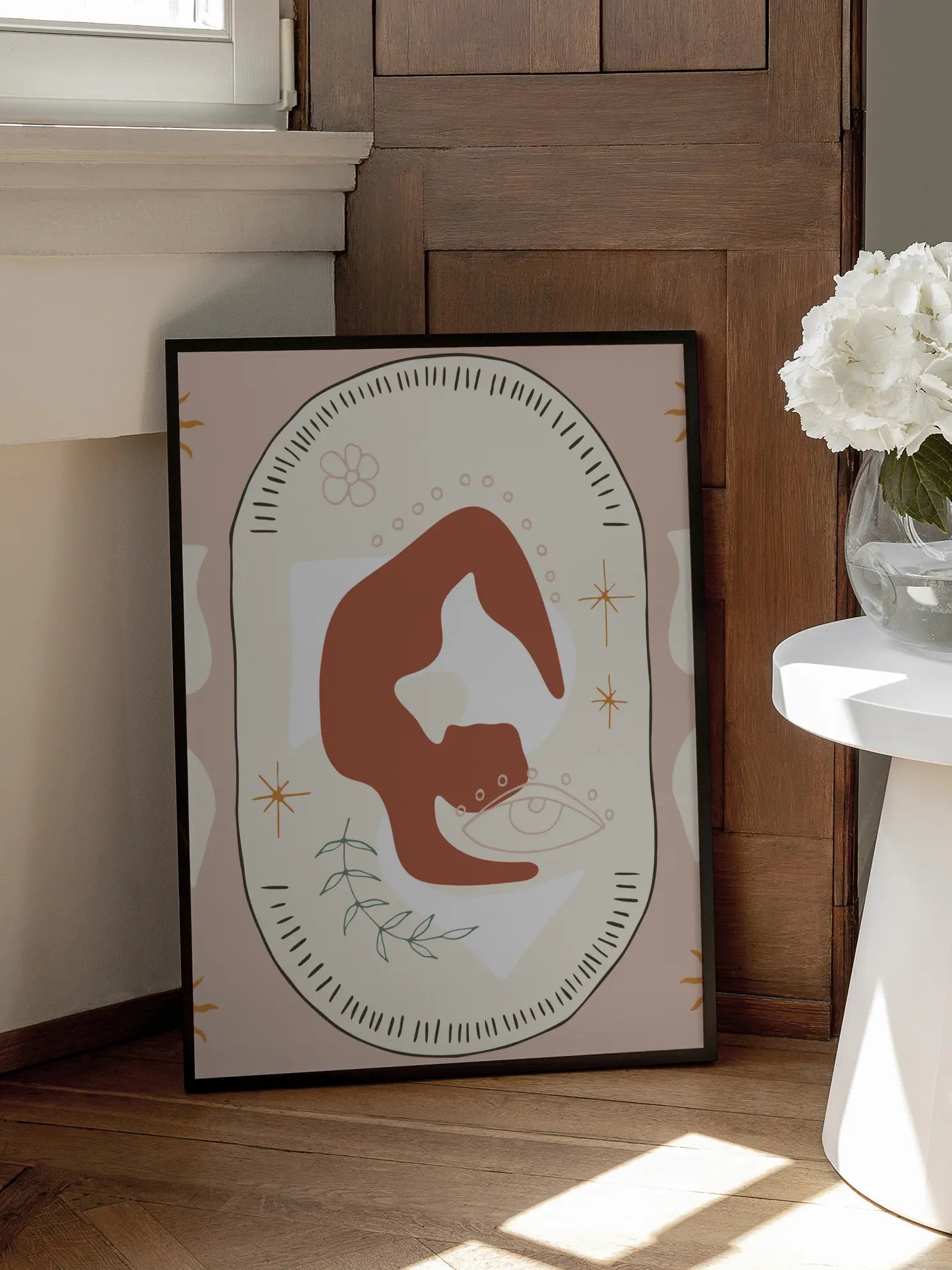 Yoga Mat Art Poster