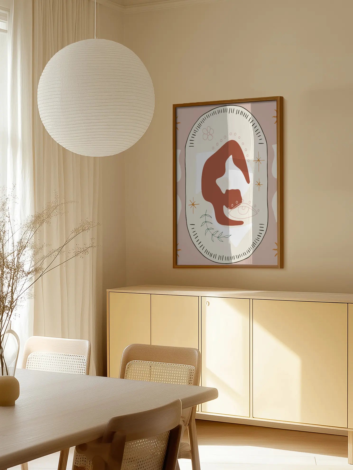 Yoga Mat Art Poster
