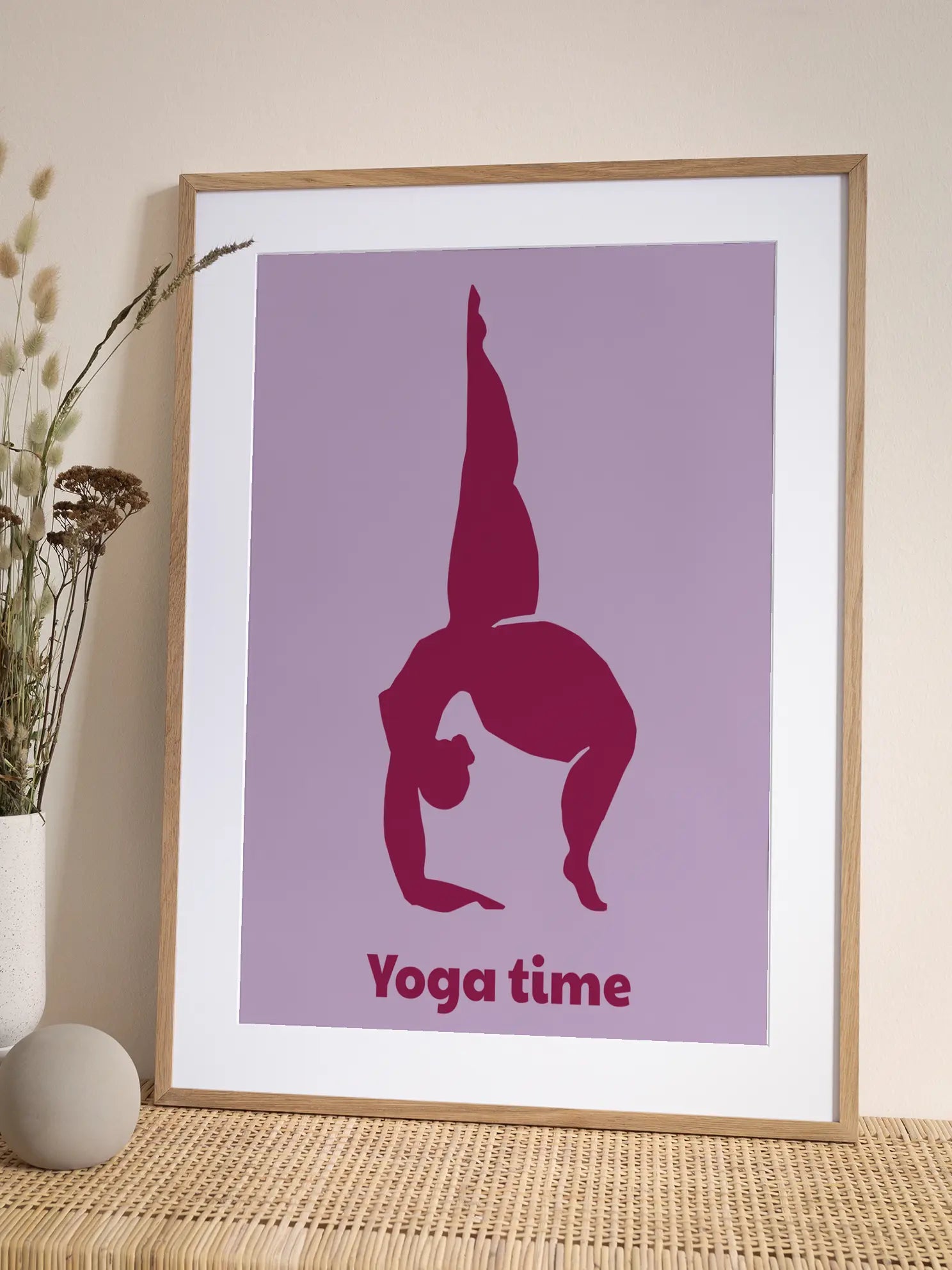 Yoga Time Poster