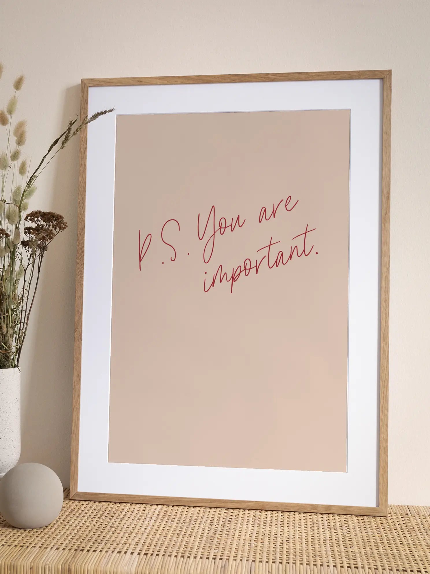 You Are Important Poster