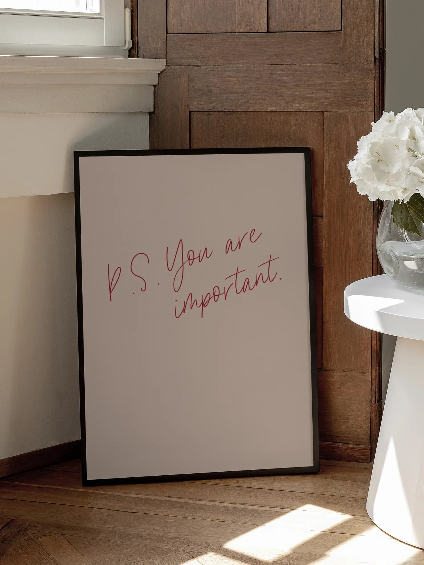 You Are Important Poster