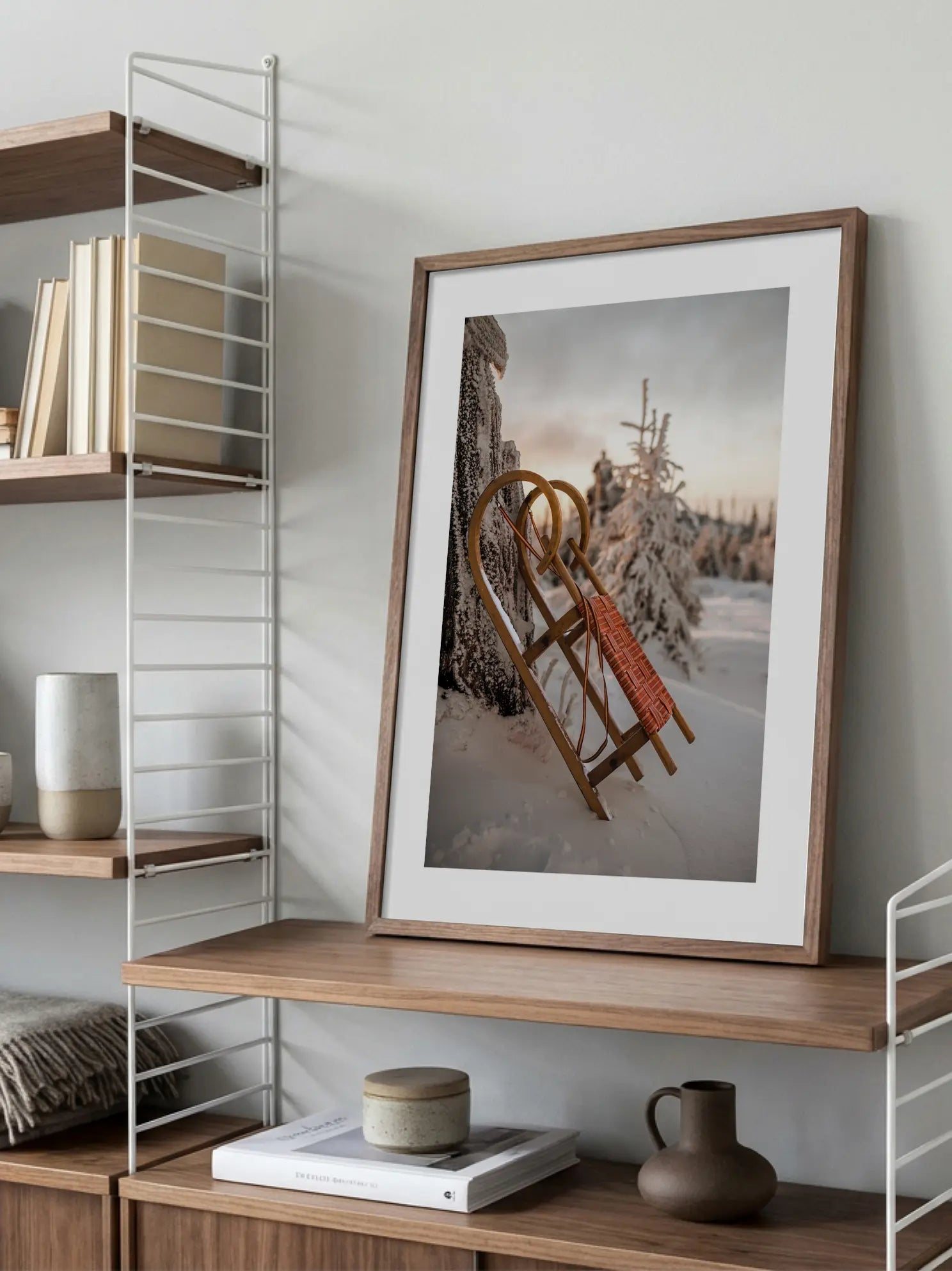 Young Santa´s Sleigh Poster