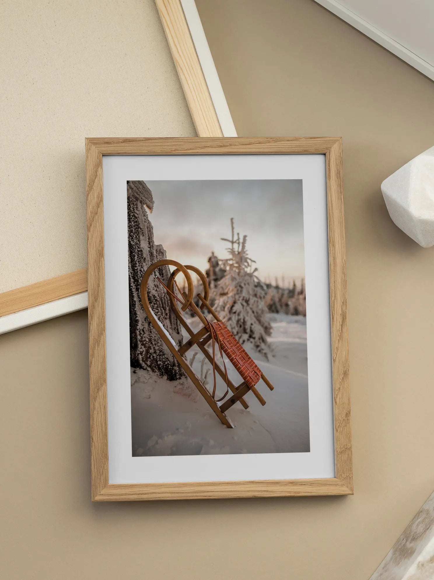 Young Santa´s Sleigh Poster