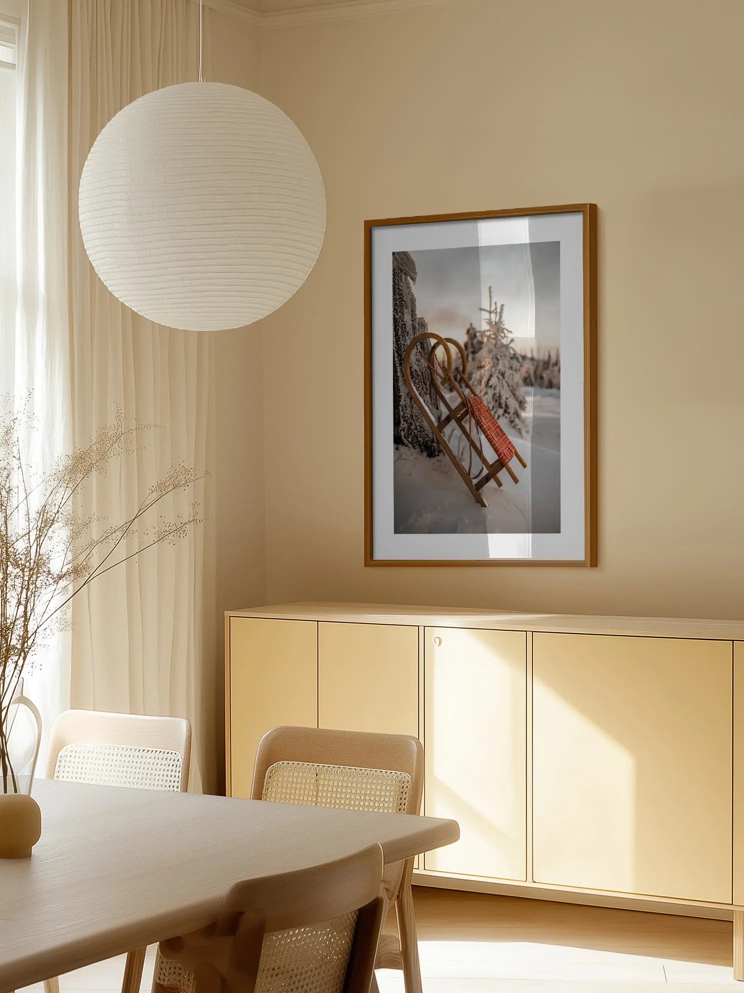 Young Santa´s Sleigh Poster