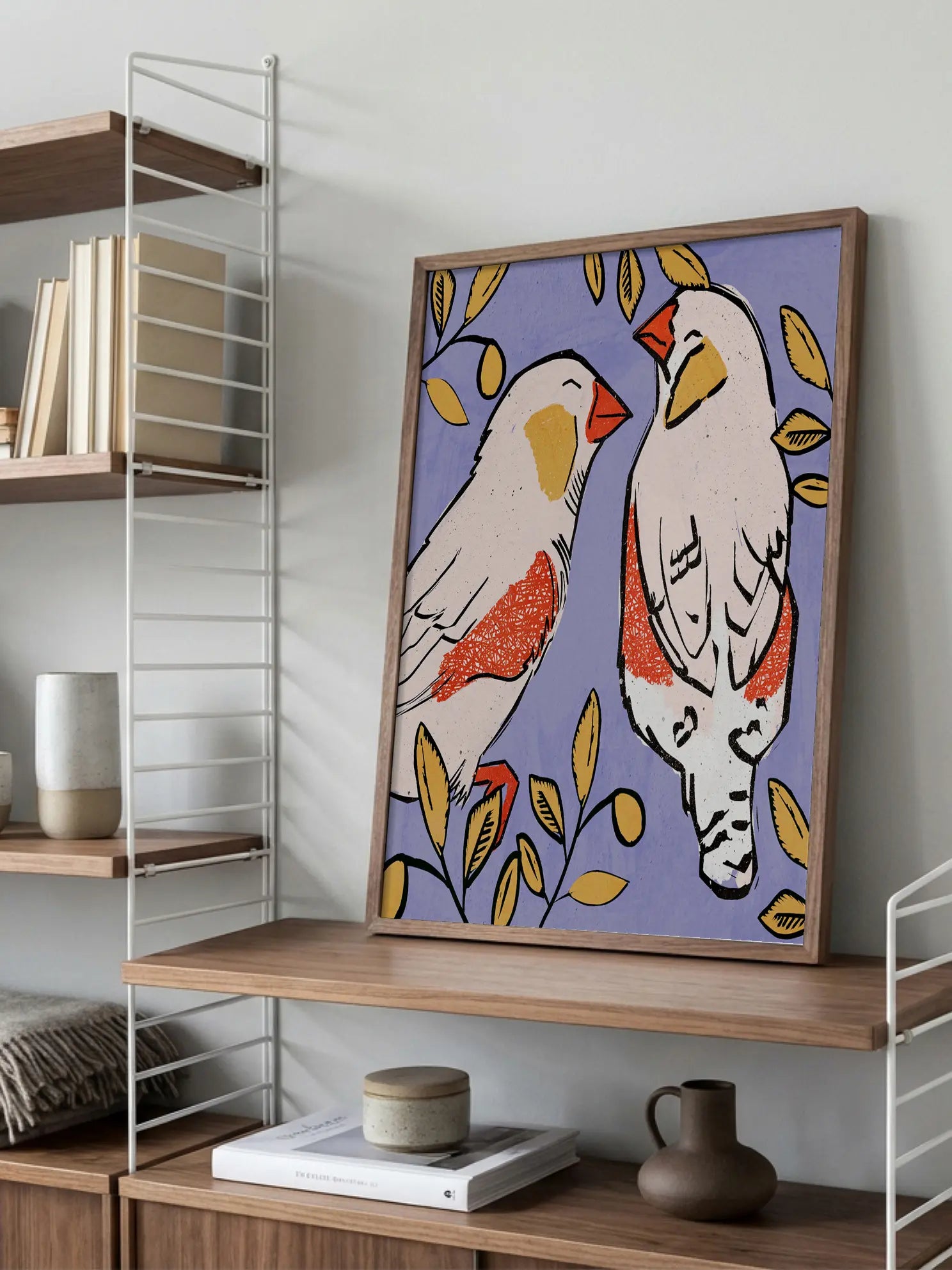 Zebra Finches Poster